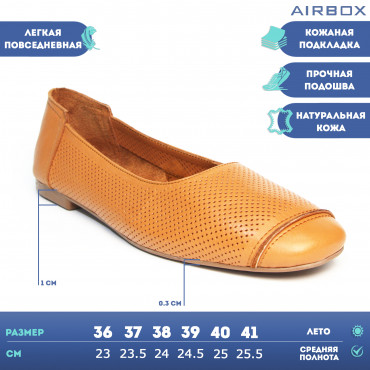 133702 Балетки tobacco