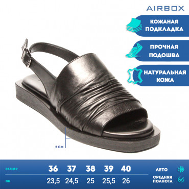 133122 Босоножки black