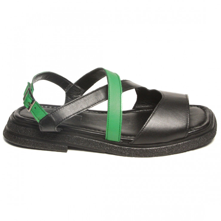133290 Босоножки black/green