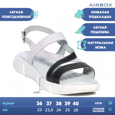 137724 black/grey босоножки