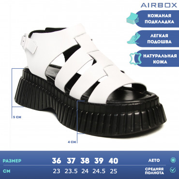 133660 Босоножки white