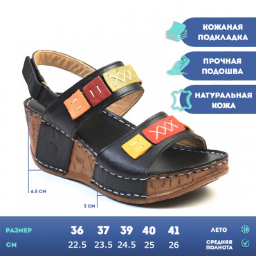 137215 Black Босоножки