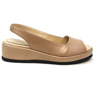 137703 beige Босоножки