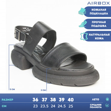 133714 Босоножки black