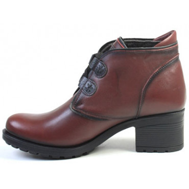 136763 BURGUNDI BLACK Ботильоны