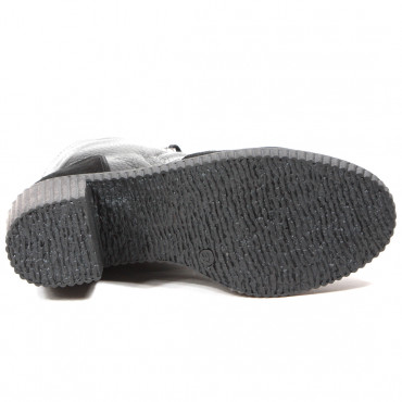 137391 black suede/black leather Ботильоны