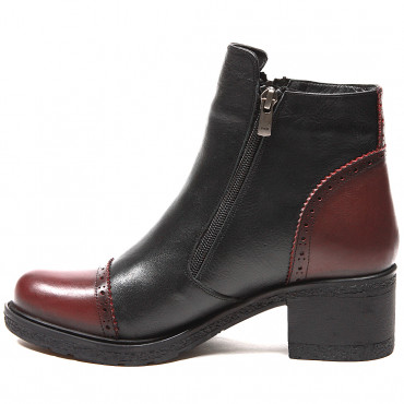 137349 Black Burgundy Ботильоны