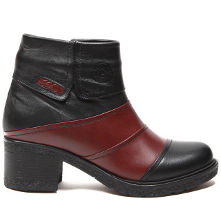 137346 Black-Burgundy Ботильоны