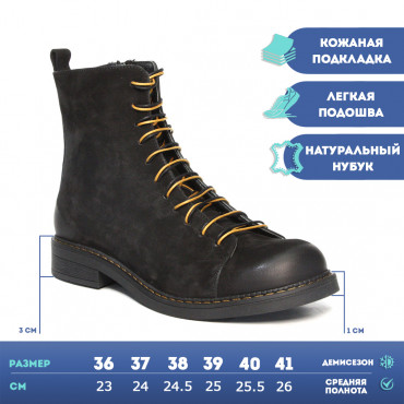 133529 Ботинки black