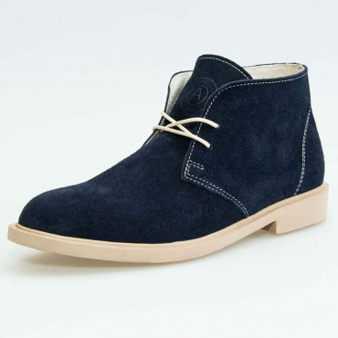 133959 ботинки navy suede