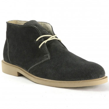 133960 ботинки dark grey suede