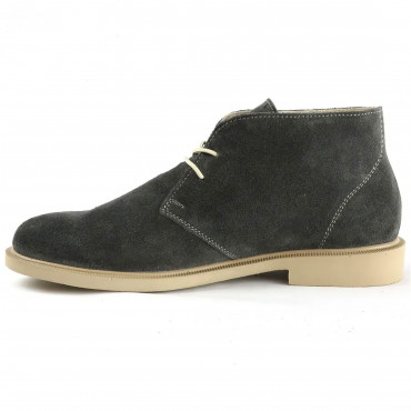 133960 ботинки dark grey suede
