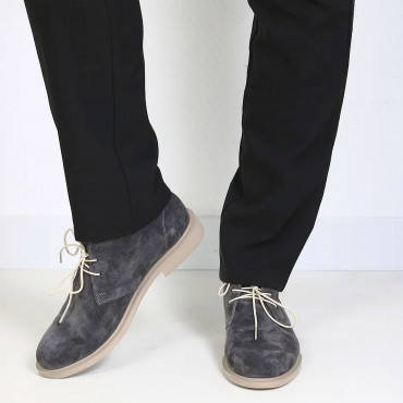 133960 ботинки dark grey suede