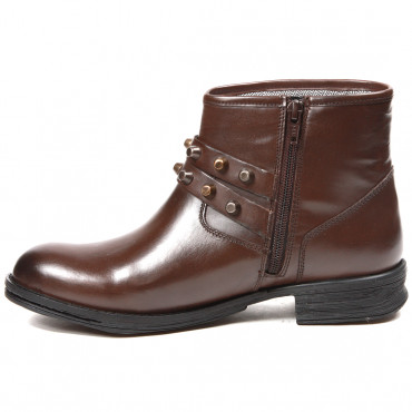 137290 Ботинки жен Brown
