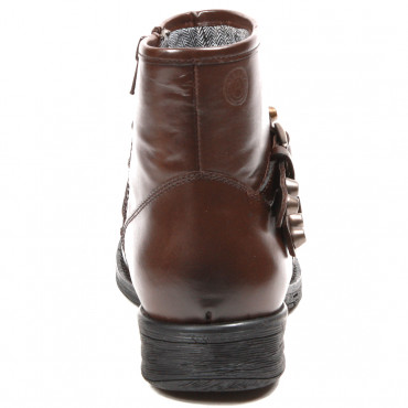 137290 Ботинки жен Brown