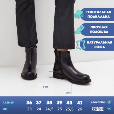 137933 Ботинки черные