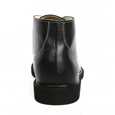 133954 ботинки black leather