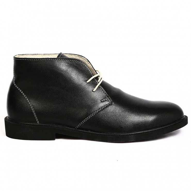 133954 ботинки black leather