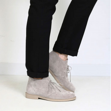 133958 ботинки grey suede