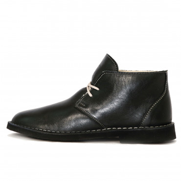 133976 ботинки black leather