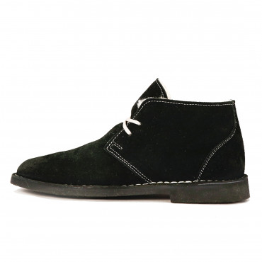 133977 ботинки black suede