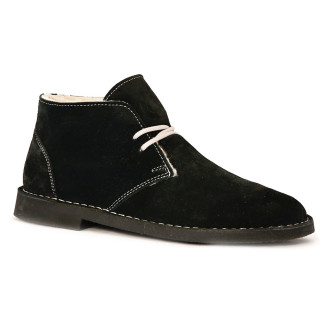 133977 ботинки black suede