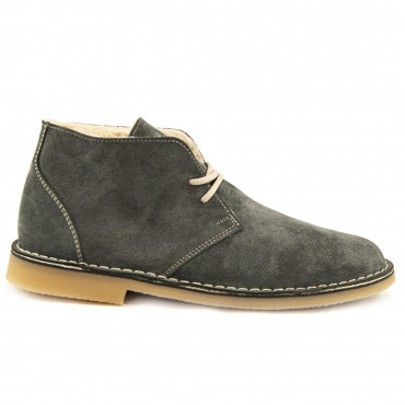 133979 ботинки dark grey suede