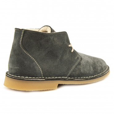 133979 ботинки dark grey suede