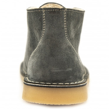 133979 ботинки dark grey suede
