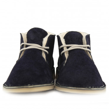 133980 ботинки navy suede