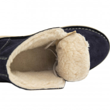 133980 ботинки navy suede
