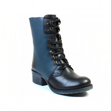 136340 BLACK/BLUE Ботинки
