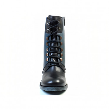 136340 BLACK/BLUE Ботинки