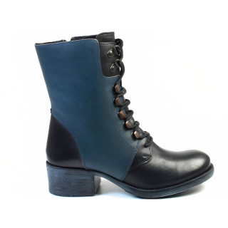 136340 BLACK/BLUE Ботинки