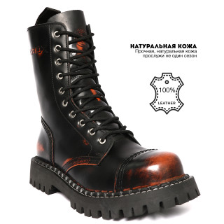 133901 ботинки cognac 10 люверсов 133901 ботинки cognac 10 люверсов