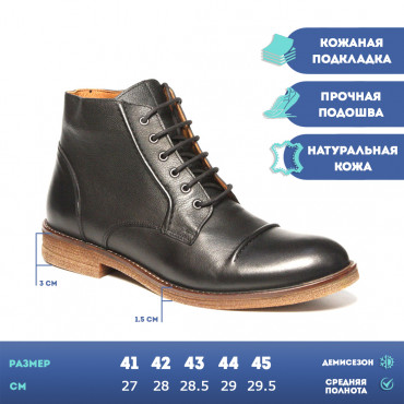 137955 Ботинки черные