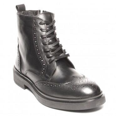 133198 Ботинки black wool