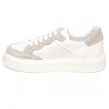 133314 Кроссовки white grey