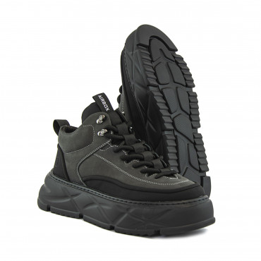 133939 кроссовки grey+black