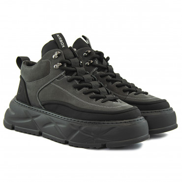 133939 кроссовки grey+black