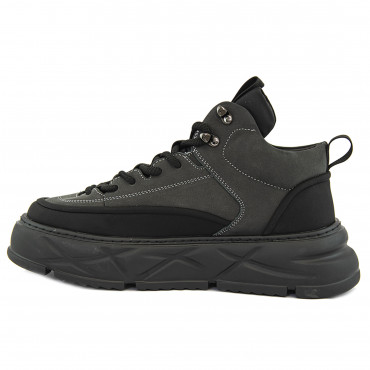 133939 кроссовки grey+black