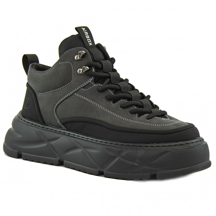 133939 кроссовки grey+black