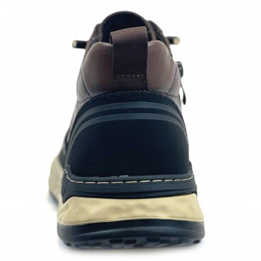 133942 кроссовки brown+black