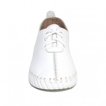 137601 white Мокасины