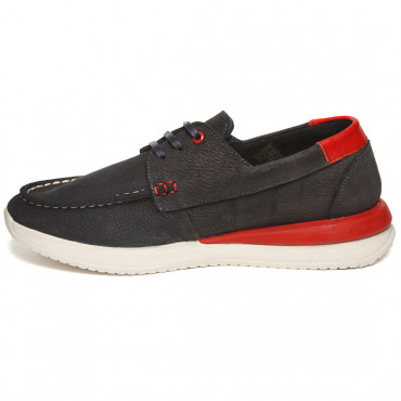 133302 Мокасины navy red