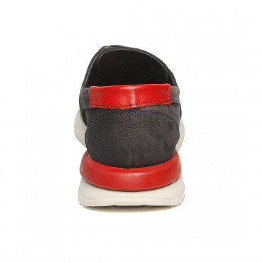 133302 Мокасины navy red