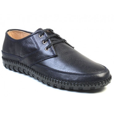 137249 Navy blue Мокасины