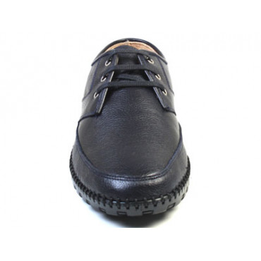 137249 Navy blue Мокасины