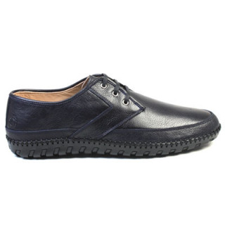 137249 Navy blue Мокасины