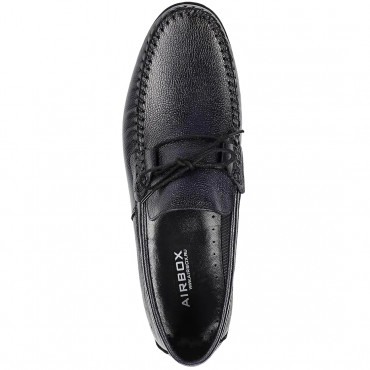 137501Navy blue Мокасины